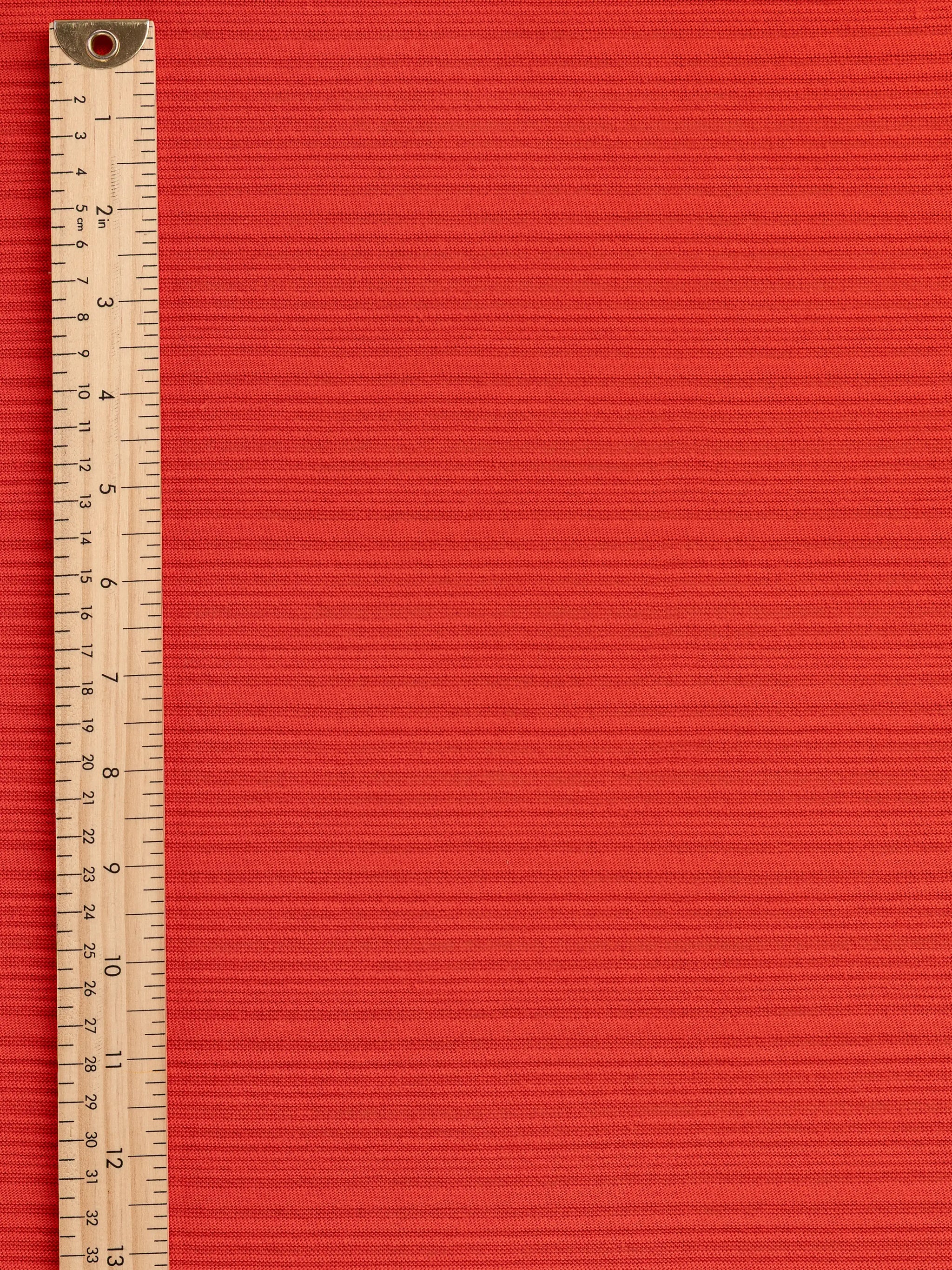 F-DEA146-Textured-Stripe-Cotton-Poly-Knit-Deadstock-Red-Core-Fabrics-ruler.webp