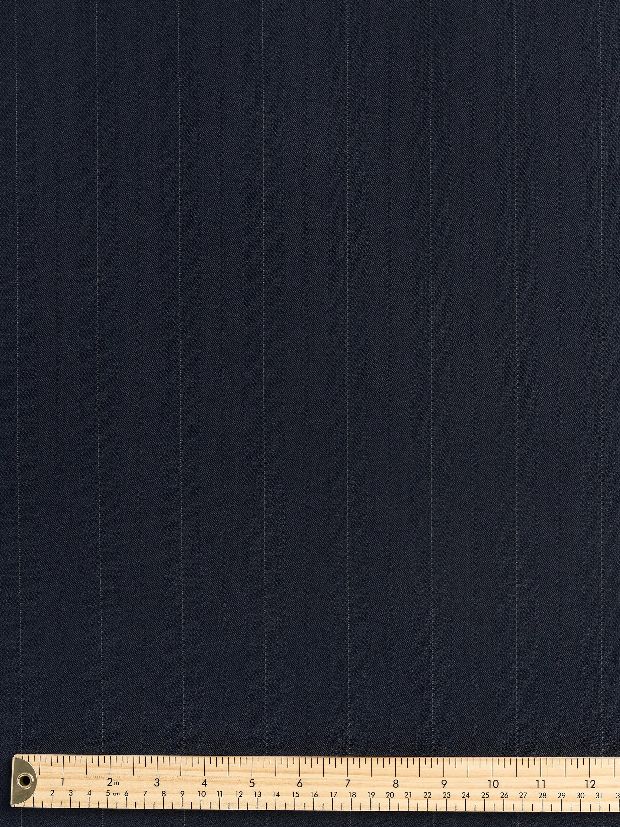 F-WOL118-Textured-Stripe-Italian-Wool-Suiting-Deadstock-Navy-Core-Fabrics-ruler.webp