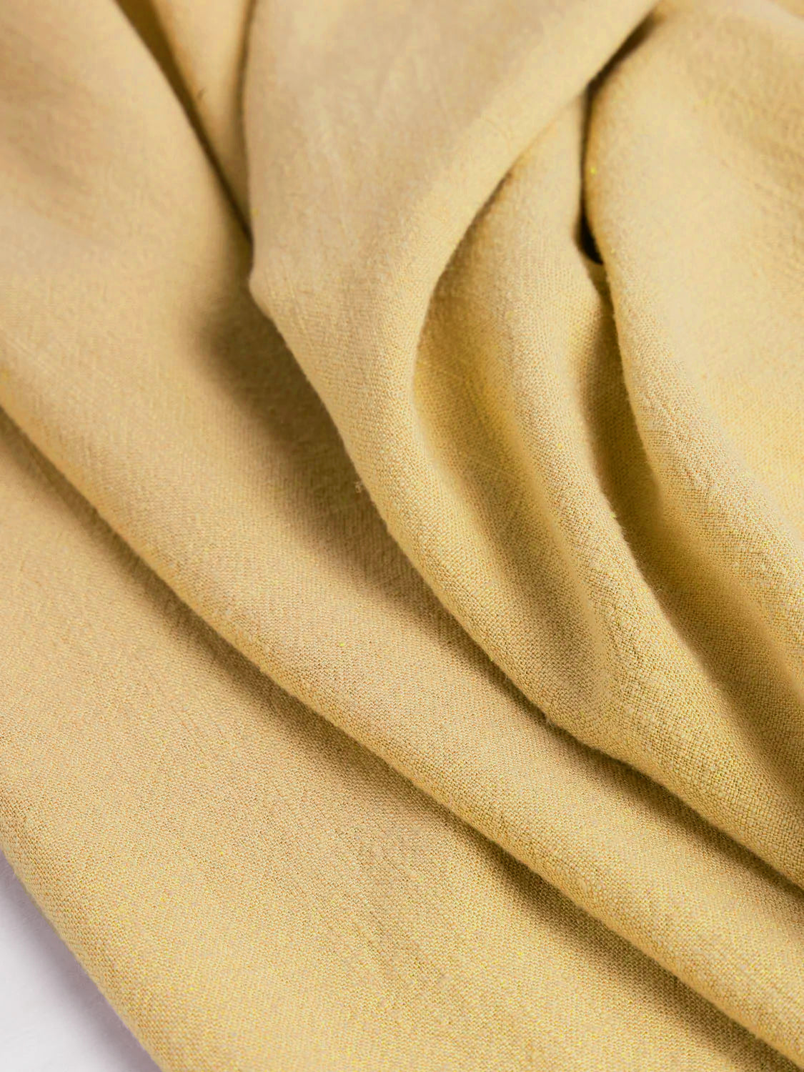 Textured Viscose Linen - Yellow | Core Fabrics