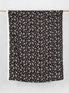 Timeless Floral Print EcoVero Viscose Crepe - Black + Cream + Rose + Green | Core Fabrics