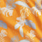 Tropical Print Stretch Cotton Woven Deadstock - Orange + Lavender + Mist
