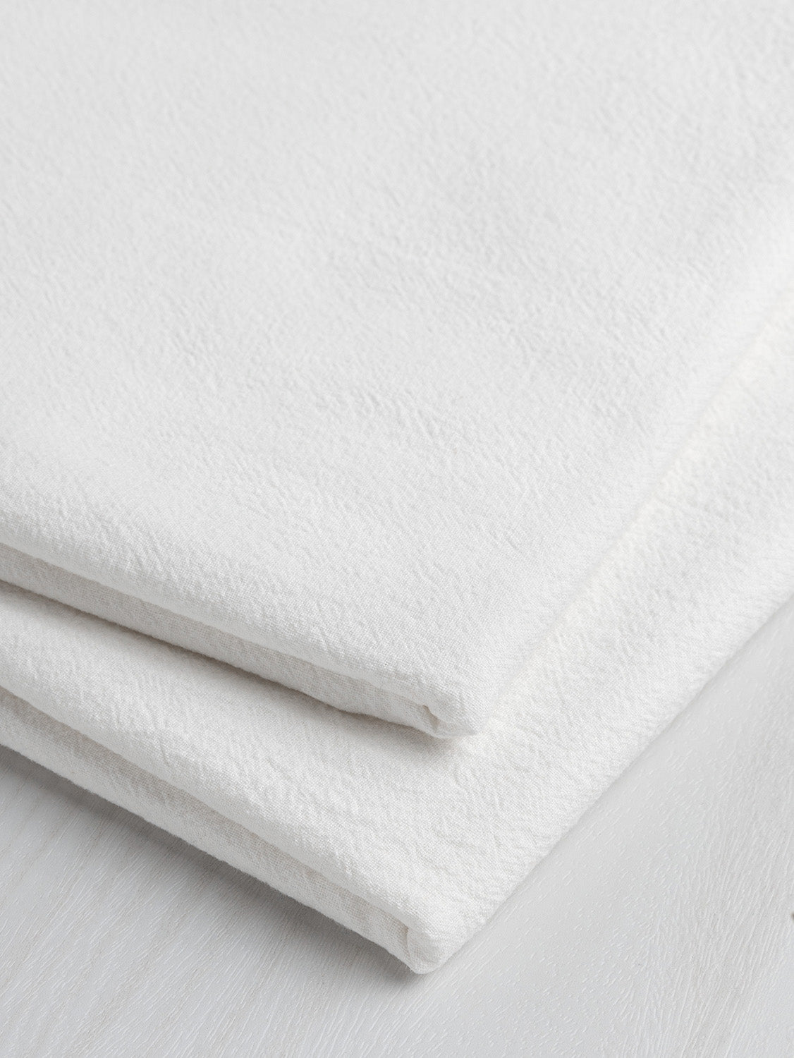 Tumbled Non Stretch Cotton - Ivory | Core Fabrics