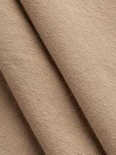 Tumbled Non Stretch Cotton - Tan