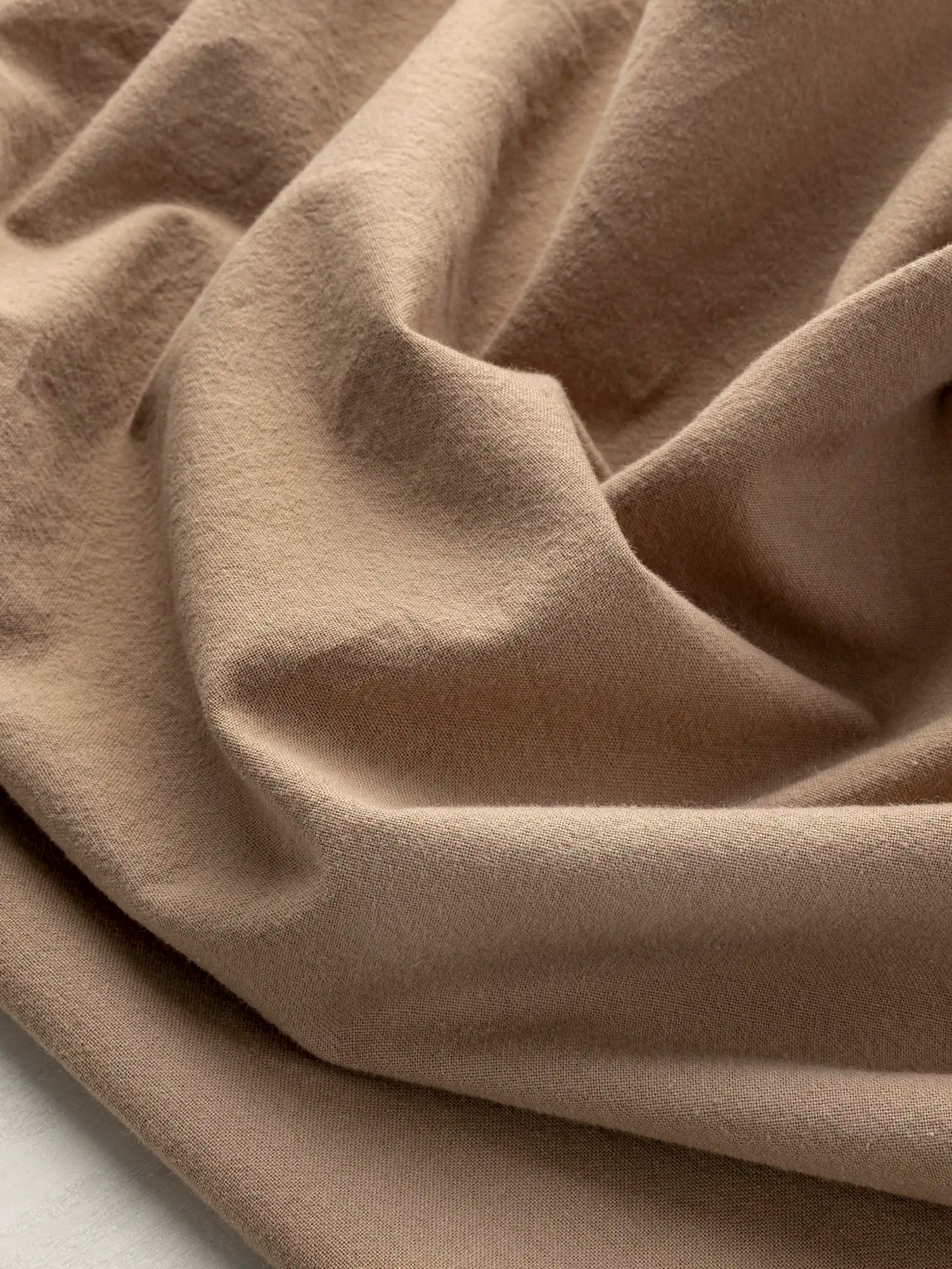 F-COT200-020-Tumbled-Non-Stretch-Cotton-Tan-Core-Fabrics-scrunched.webp