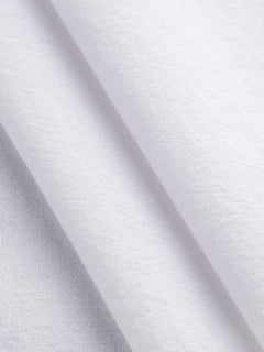 Tumbled Non Stretch Cotton - White