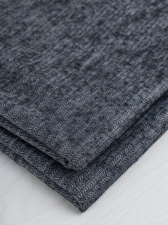 Entoilage trame thermocollant moyen poids en viscose-polyester pour tailleur – noir