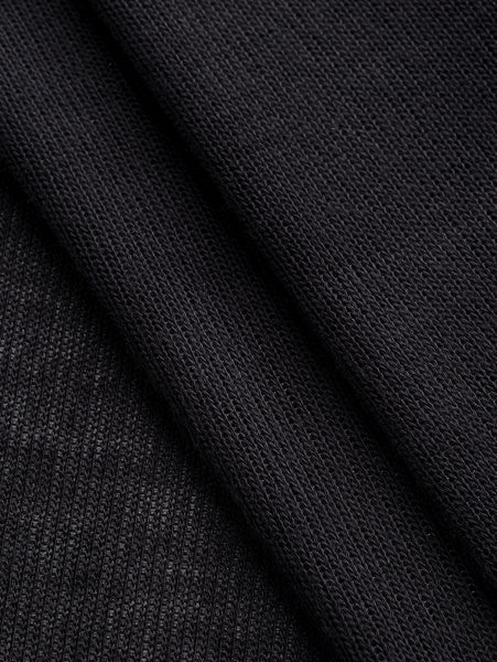【新品未使用】Theory Wooster Crepe Knit BLACK Viscose_Sweater_Knit_Deadstock
