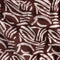 Vague batik de coton artisanal - Chocolat