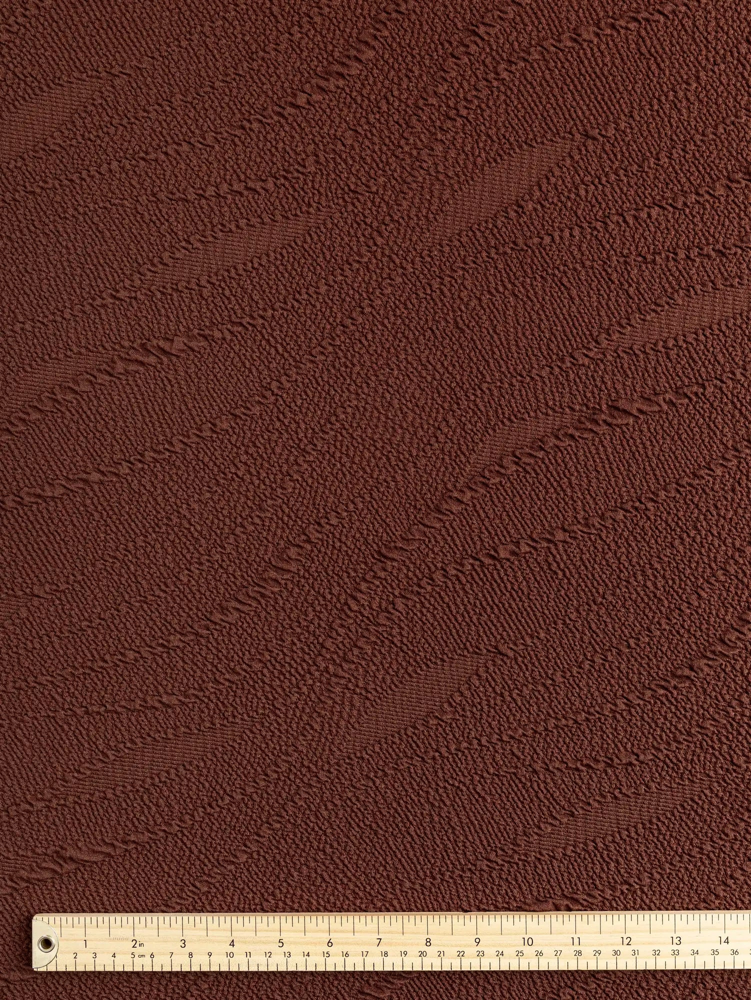 F-DEA216-Wave-Textured-Double-Knit-Deadstock-Chestnut-Core-Fabrics-ruler.webp