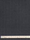 F-WOL104-Wide-Pinstripe-Italian-Wool-Twill-Suiting-Deadstock-Charcoal-Core-Fabrics-ruler