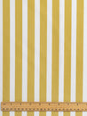 Wide Stripe Cotton Poplin Shirting - Mustard + White | Core Fabrics