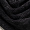 Minky en polyester coupe-vent de fin de rouleau - Noir