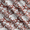 Woodland Floral Block Print Cotton Poplin - Chestnut + Ivory + Black