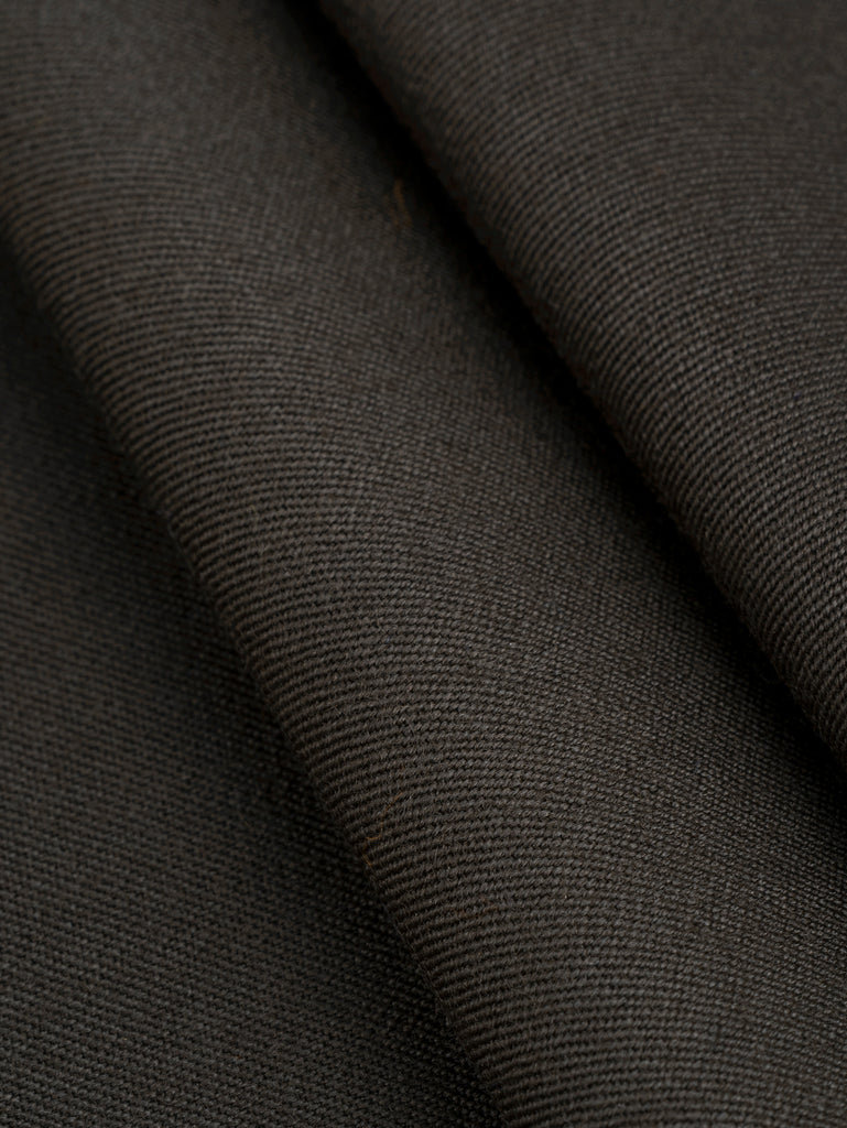 Wool Twill Suiting Deadstock - Dark Olive