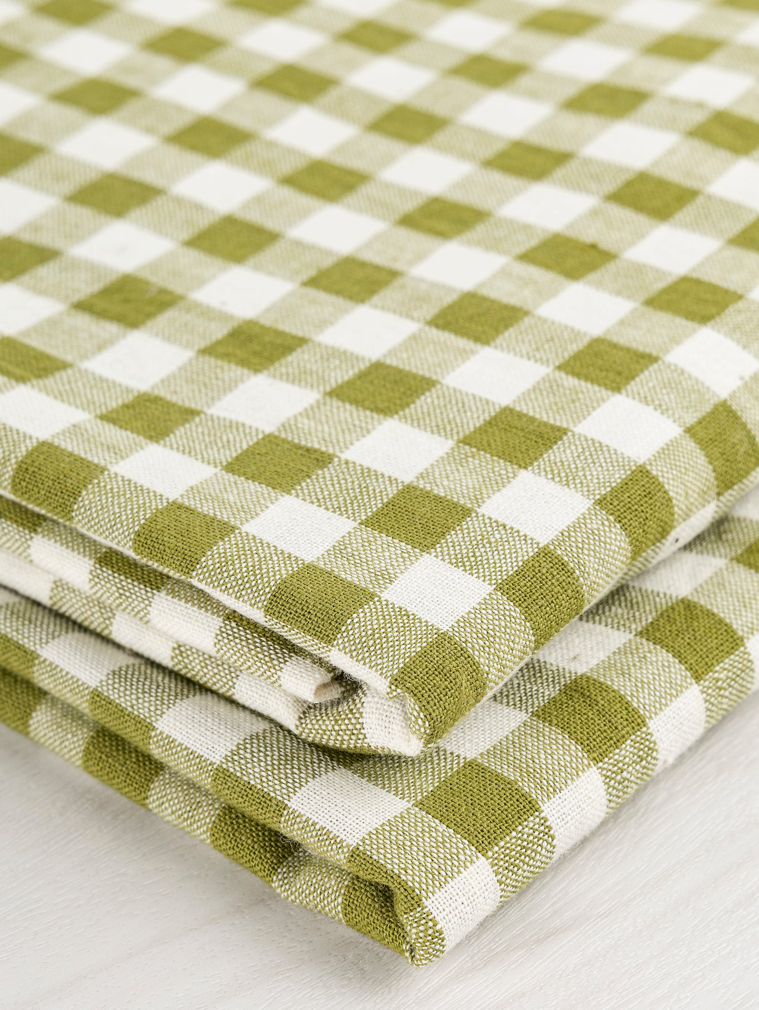 F-COT352-005-Yarn-Dyed-Handwoven-Gingham-Cotton-Pistachio+Cream-Core-Fabrics-fold.JPG