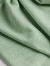 Yarn Dyed Handwoven Khadi Cotton Chambray - Light Green | Core Fabrics