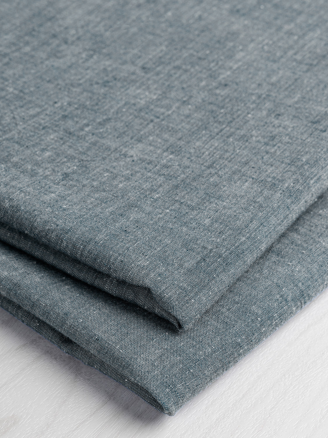 Yarn Dyed Handwoven Khadi Cotton Voile - Blue Grey | Core Fabrics