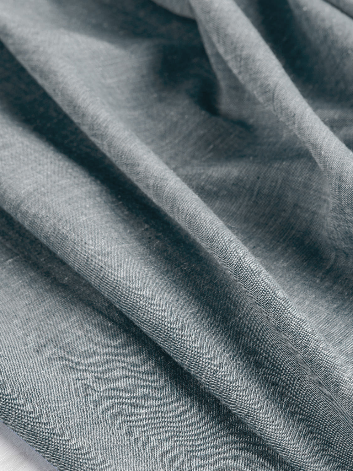 Yarn Dyed Handwoven Khadi Cotton Voile - Blue Grey | Core Fabrics
