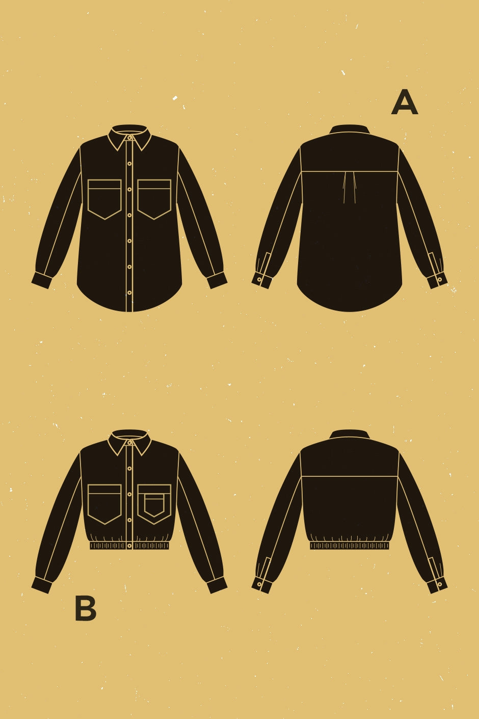 Patron Surchemise + Veste Fougère