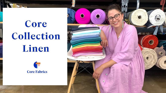 Midweight Core Collection Linen - Dusty Rose | Core Fabrics