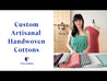 Yarn Dyed Handwoven Gingham Cotton - Lavender + Cream | Core Fabrics