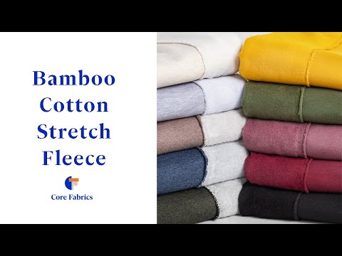 Bamboo Cotton Stretch Fleece - Sienna | Core Fabrics