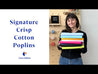 Signature Crisp Cotton Poplin - Mango | Core Fabrics