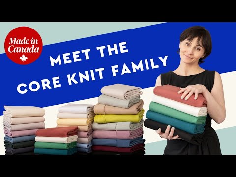 Heavy Organic Cotton 2x1 Rib Knit - Soft Pink | Core Fabrics