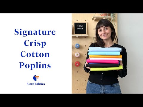 Signature Crisp Cotton Poplin - White | Core Fabrics
