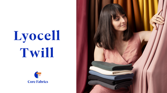 Lyocell Twill - Bordeaux | Core Fabrics
