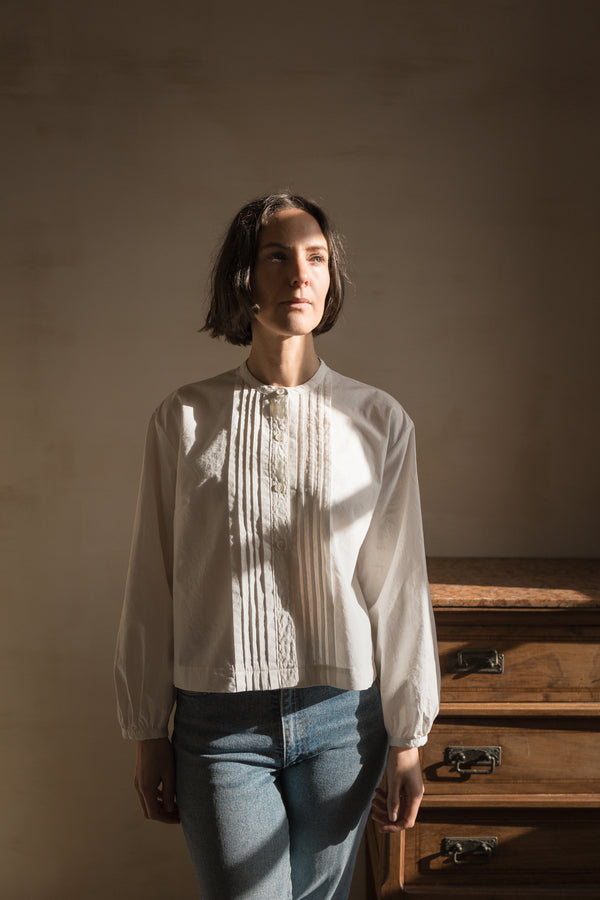 Blouse plissée Henriette