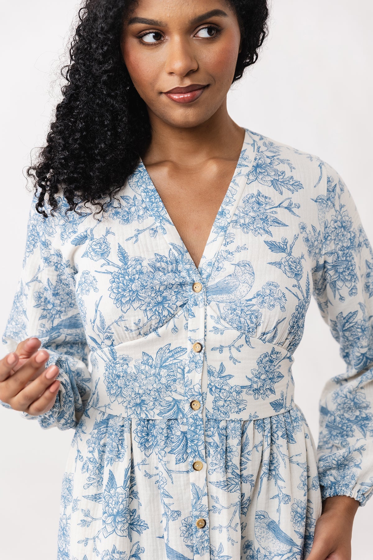 gathered front midi dress Gathered Front Midi Dress