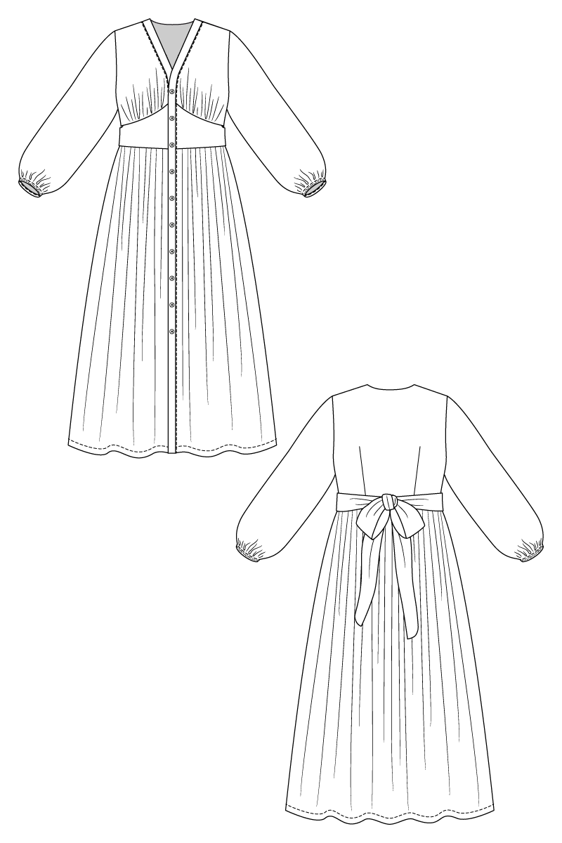 midi dress sketch Dress Fashion Flat Sketch Template Midi Stock Vector (Royalty Free) 1754332685