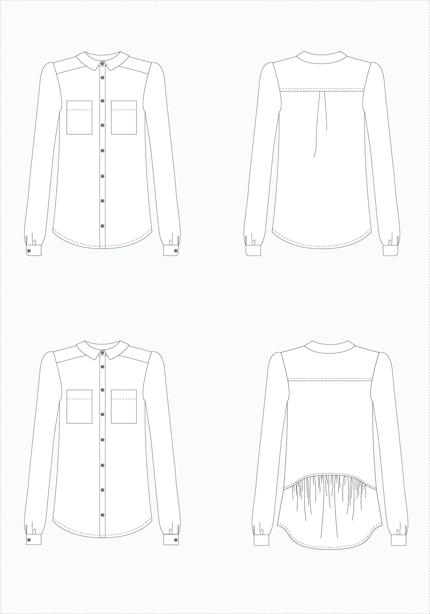 Grainline Pattern - Archer Shirt | Core Fabrics