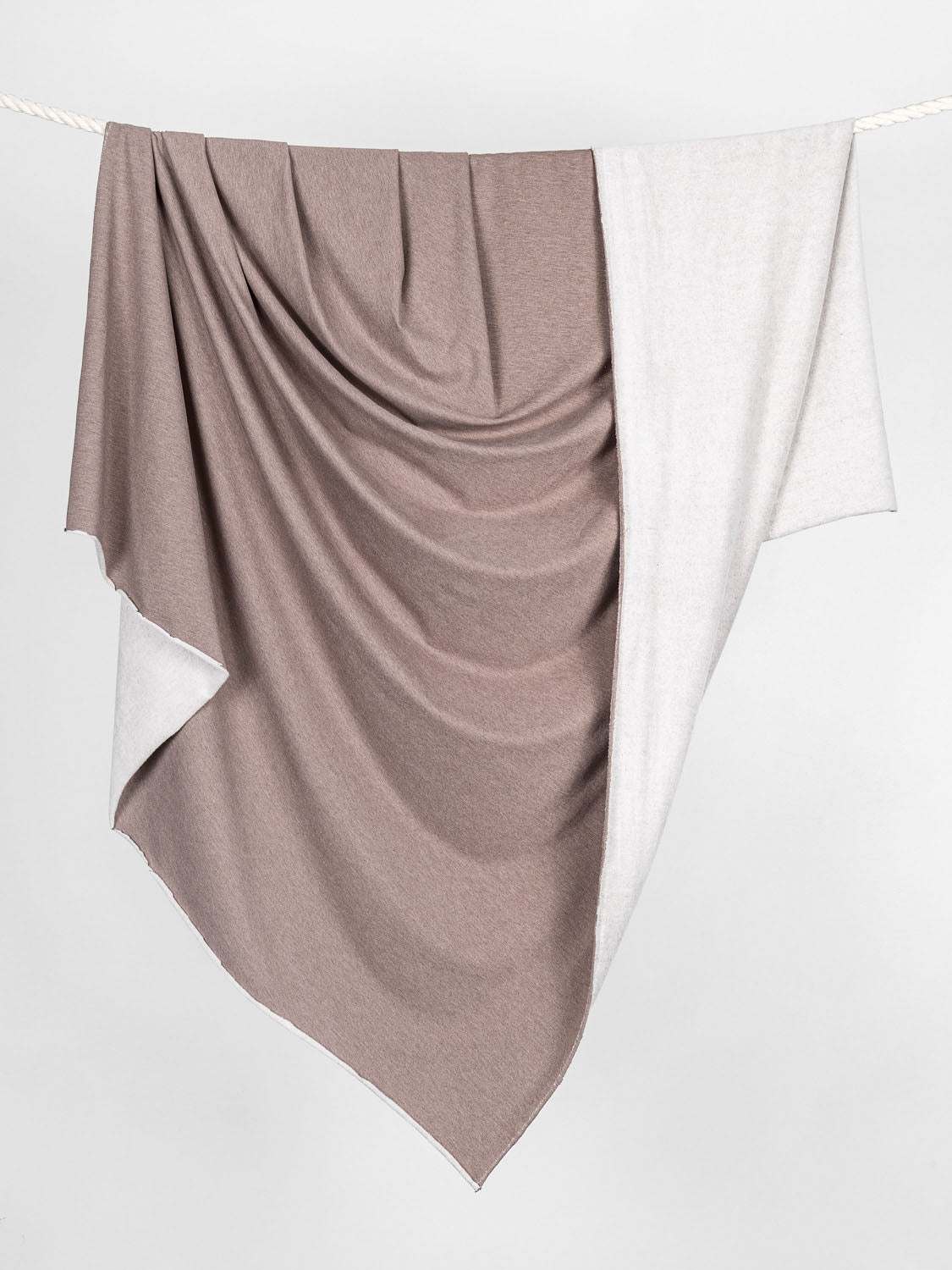 Bamboo Cotton Stretch Fleece - Hot Chocolate | Core Fabrics