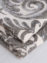 Botanical Sequined Chiffon Deadstock - Cream + Silver | Core Fabrics