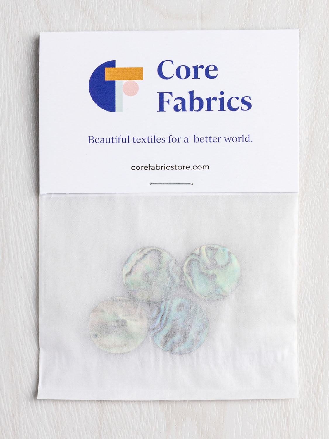 New Zealand Abalone Shell Buttons | Core Fabrics