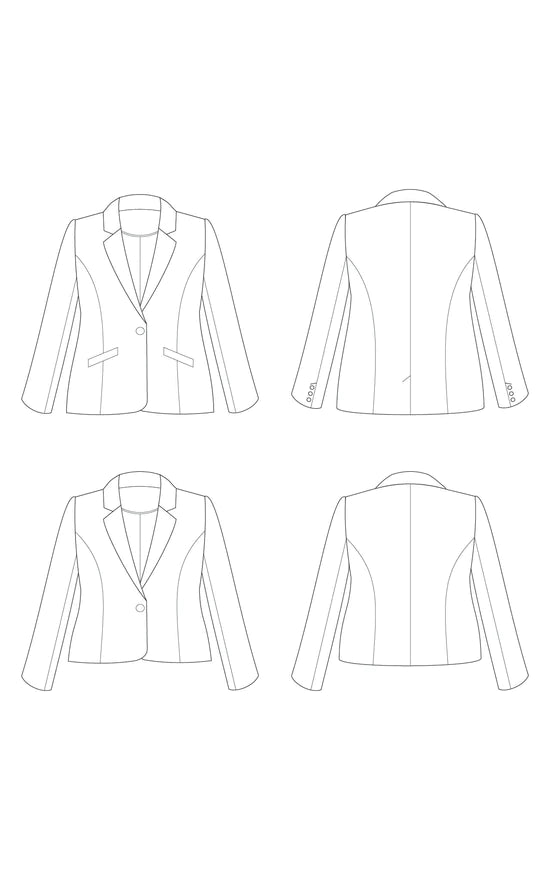 Cashmerette - Auburn Blazer | Core Fabrics