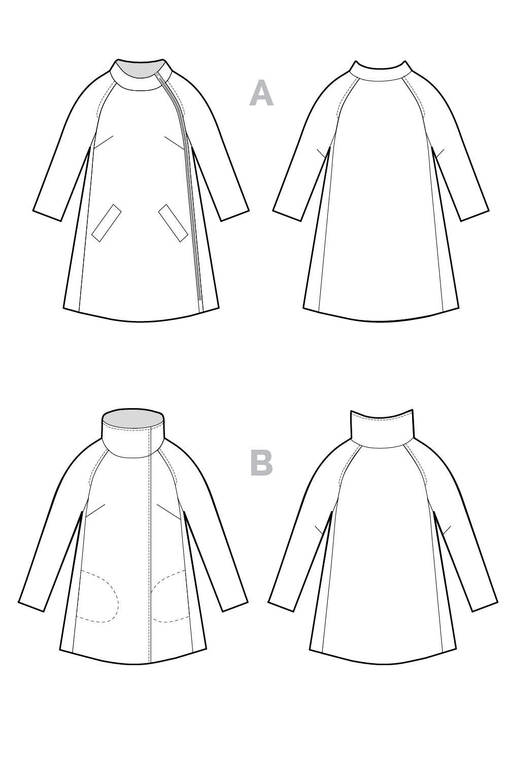 Clare Coat Pattern – Core Fabrics