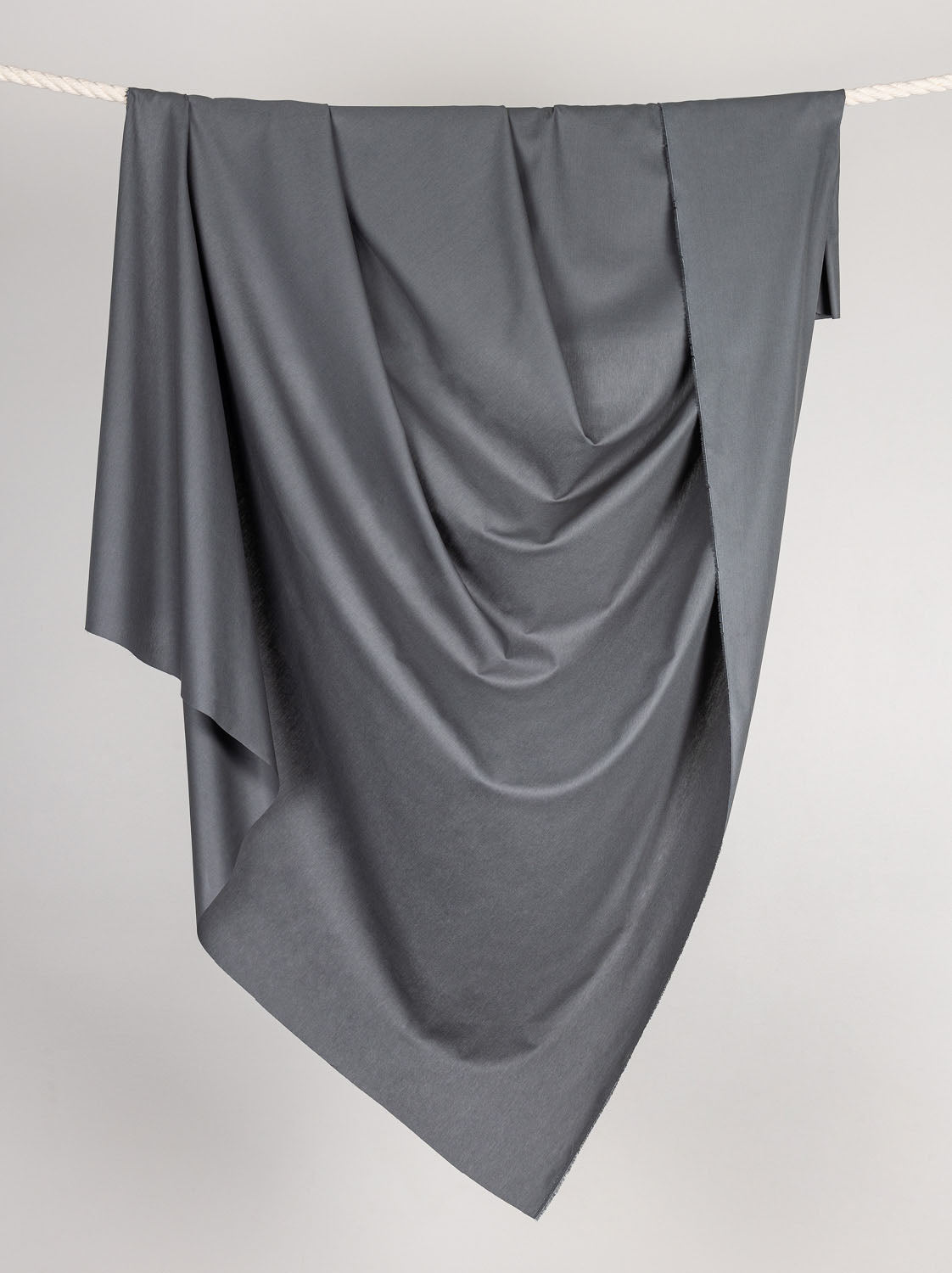 Core Collection Lightweight Silky Cotton Poplin - Basalt Grey | Core Fabrics