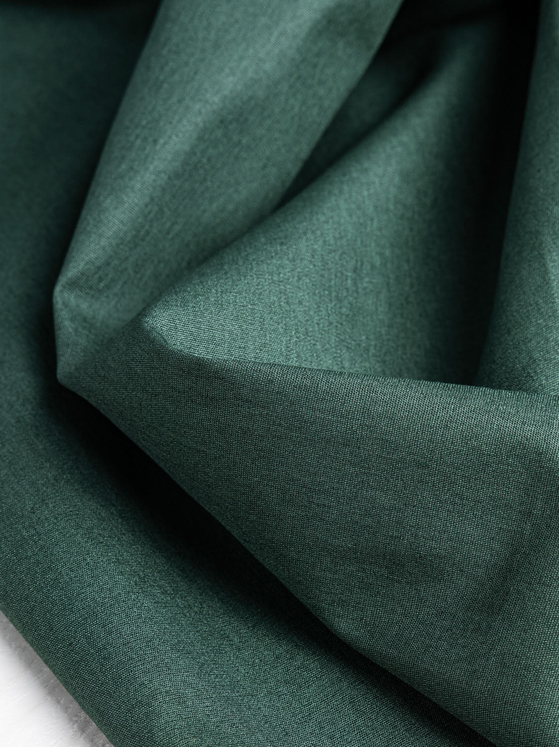 Core Collection Lightweight Silky Cotton Poplin - Forest | Core Fabrics