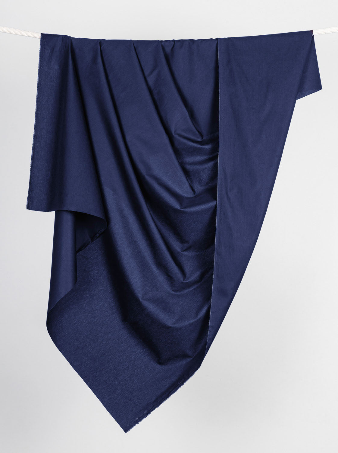 Core Collection Lightweight Silky Cotton Poplin - Navy | Core Fabrics