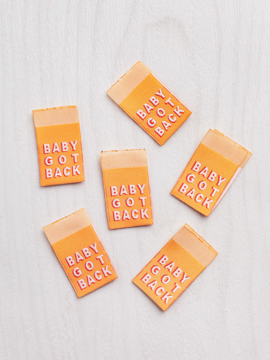 Core Fabrics Sewing Labels: Baby Got Back - 6 pack | Core Fabrics