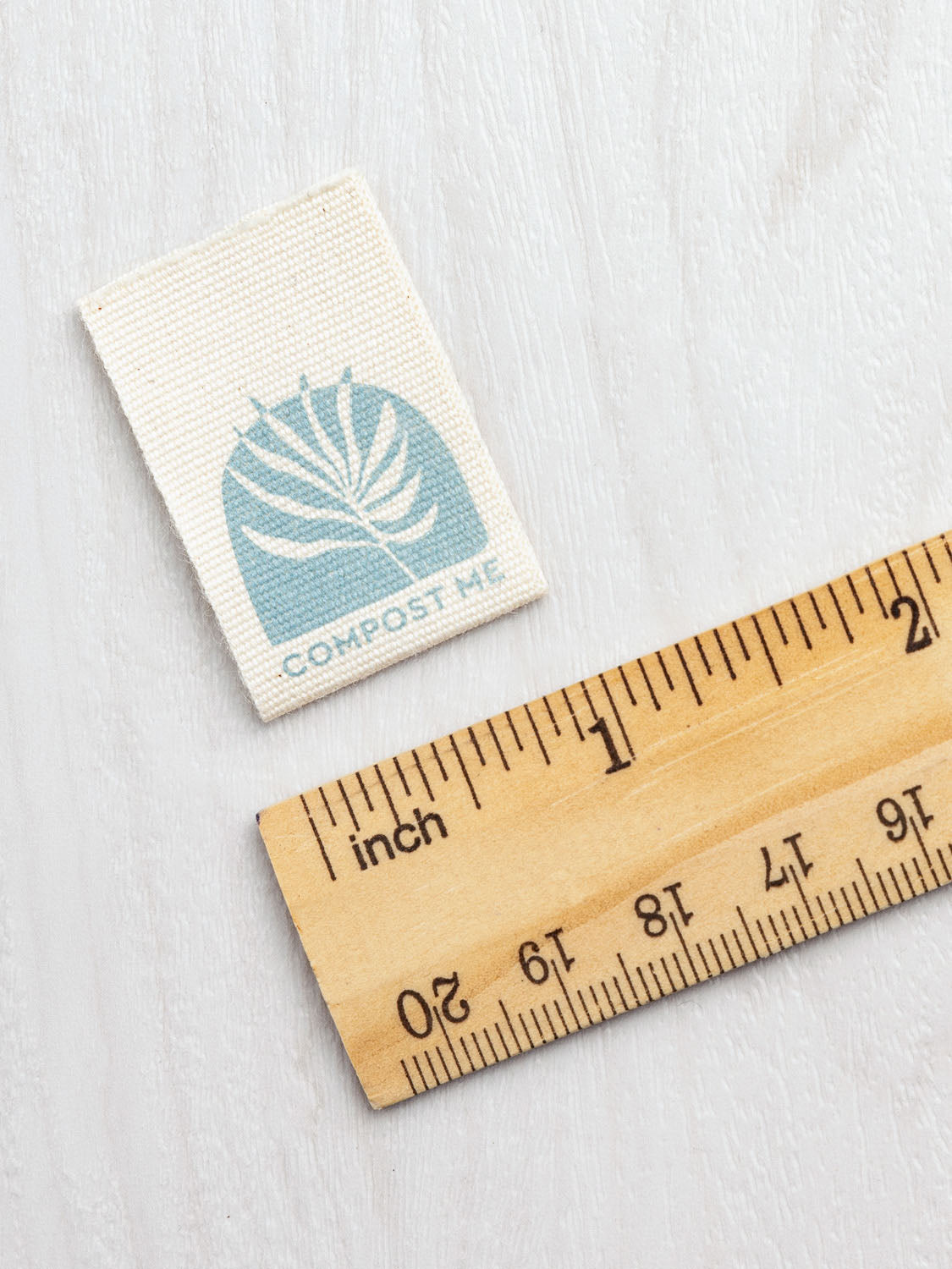 Core Fabrics Sewing Labels: Compost Me - 6 pack | Core Fabrics