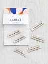 Core Fabrics Sewing Labels: Future Heirloom - 6 pack | Core Fabrics