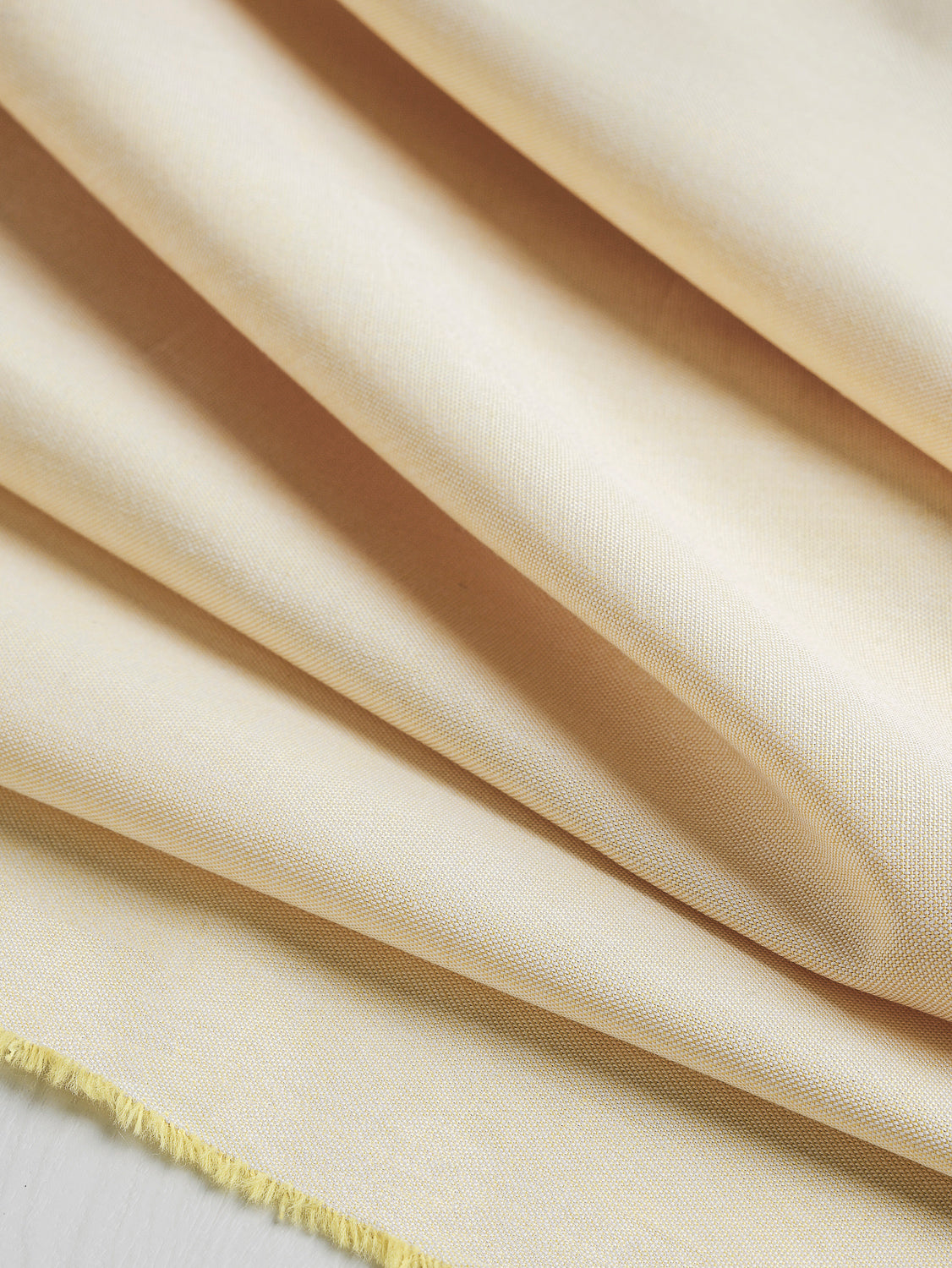 Cotton Oxford Shirting - Butter Yellow | Core Fabrics