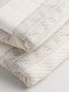 Diamond Frieze Jacquard - Ecru + Cream | Core Fabrics