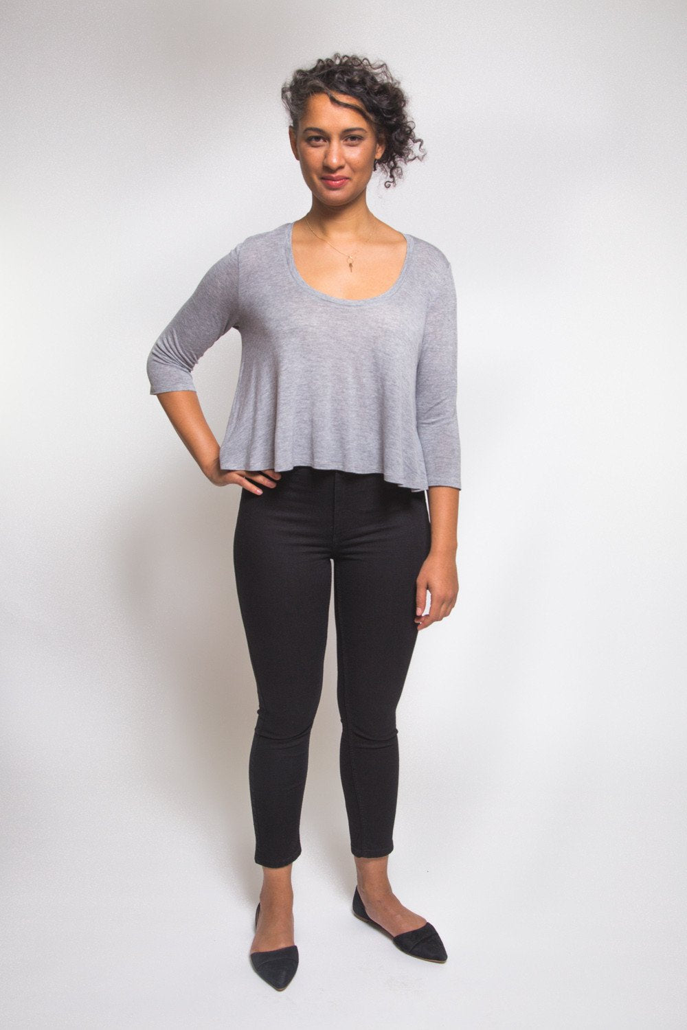 Ebony_t-shirt_and_knit_dress_pattern_5_d128d3d4-ab2e-4e27-9c2d-cc6ed0b47555 | Core Fabrics