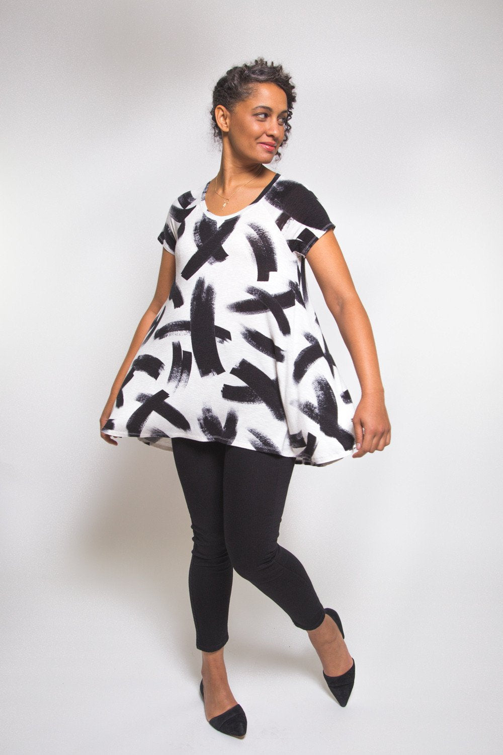 Ebony T-Shirt & Knit Dress Pattern | Core Fabrics