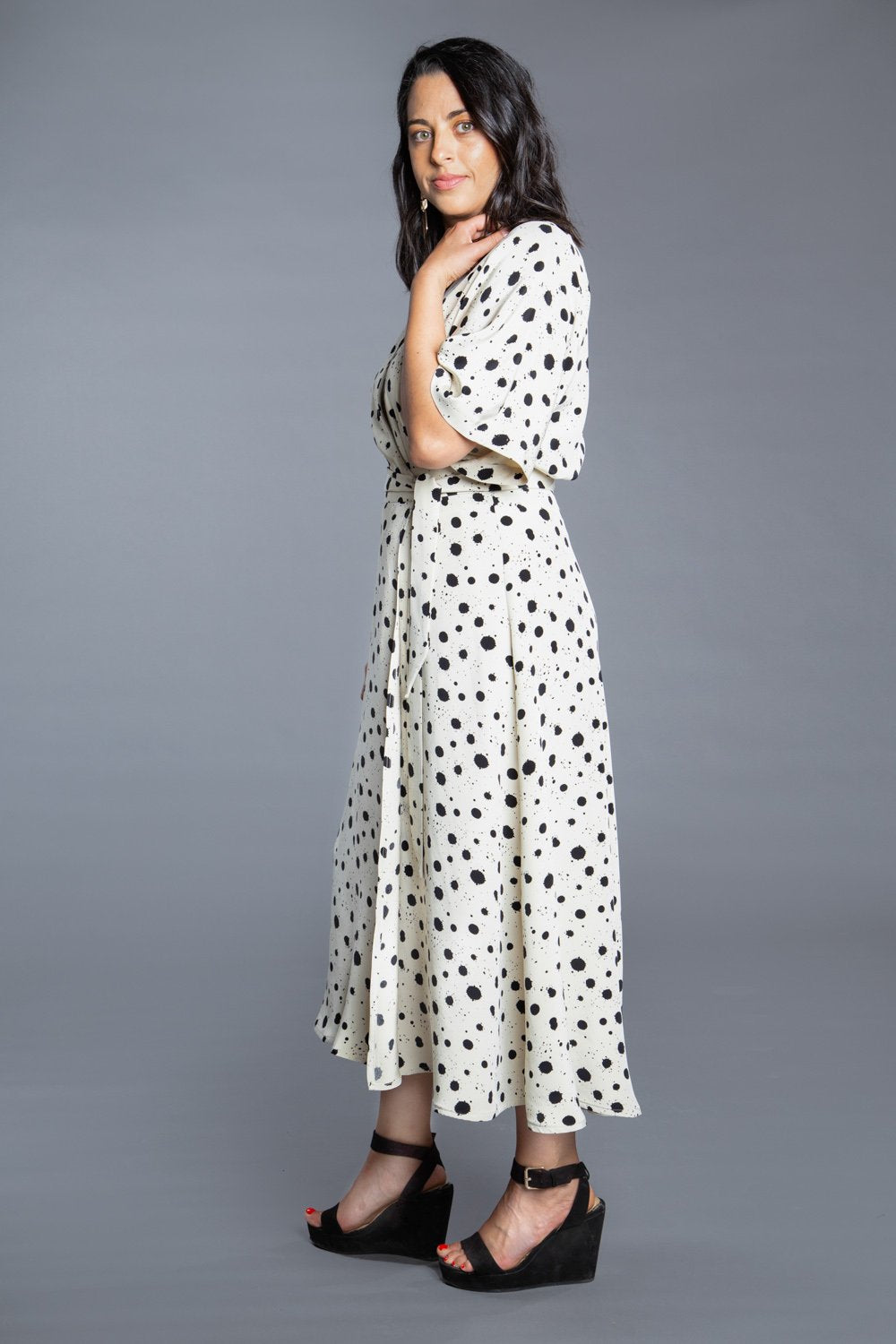 long sleeve midi dress pattern Assembly Line, Multi-Sleeve Midi Dress Pattern, Two Size Ranges, Sweden